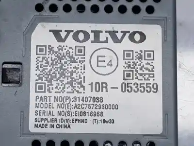 Автозапчастина б/у електронний модуль для volvo v60 familiar 2.0 d посилання на oem iam 31407038  31407038