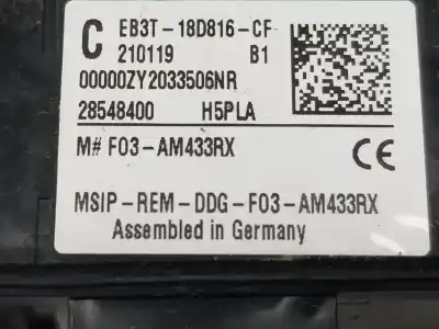 Second-hand car spare part electronic module for ford ranger 2.0 tdci panther oem iam references eb3t18d816cf  eb3t18d816cf