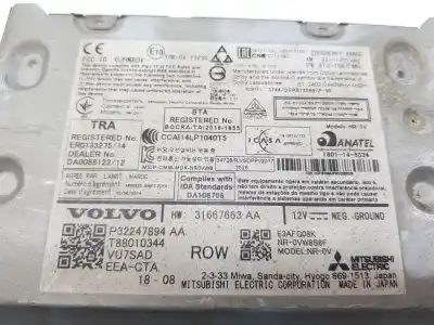 Автозапчастина б/у gps навігаційна система для volvo v60 familiar 2.0 d посилання на oem iam 32247894  32247894