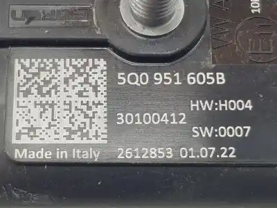 Second-hand car spare part electronic module for seat ibiza 1.6l oem iam references 5q0951605b  5q0951605b