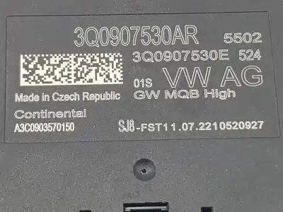 Second-hand car spare part electronic module for seat ibiza 1.6l oem iam references 3q0907530ar  3q0907530ar
