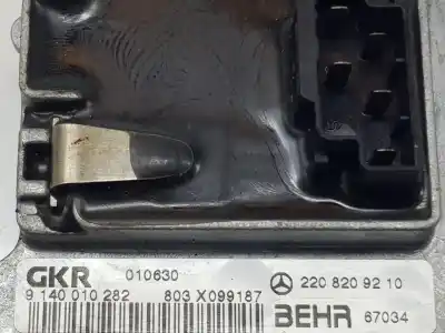 Second-hand car spare part heater blower for clase c clase m 2.7 cdi 20v oem iam references a2208209210