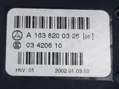 Second-hand car spare part climate control for clase c clase m 2.7 cdi 20v oem iam references a1638200326  a1638200326
