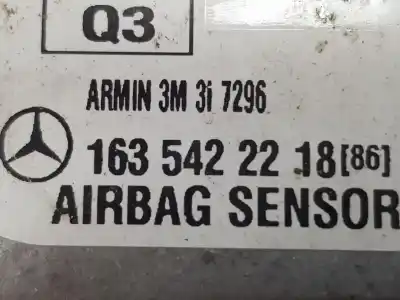 Second-hand car spare part airbag control unit for clase c clase m 2.7 cdi 20v oem iam references a1635422218  a1635422218
