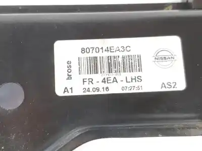 Автозапчастина б/у регулятор вікна передній лівий для nissan qashqai ii suv (j11, j11_) 1.5 dci посилання на oem iam 807014ea3c  807014ea3c