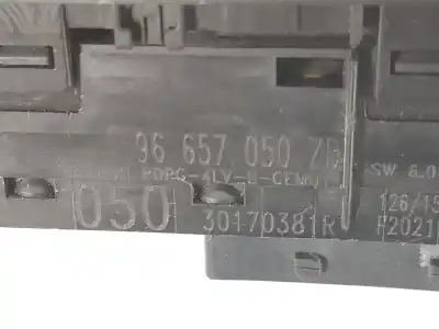 Peça sobressalente para automóvel em segunda mão botão / interruptor elevador vidro dianteiro esquerdo por citroen c4 lim. 1.6 hdi fap referências oem iam 96657050zd