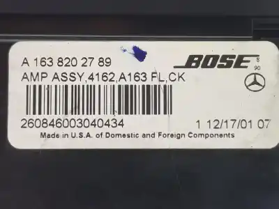 Second-hand car spare part electronic module for clase c clase m 2.7 cdi 20v oem iam references a1638202789  a1638202789