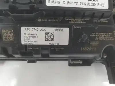 Peça sobressalente para automóvel em segunda mão quadrante por audi a1 sportback (gba) dlaa referências oem iam 82a920710e  82a920710e