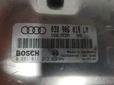 Second-hand car spare part ecu engine control for audi a6 c5 (4b2) 1.9 tdi oem iam references 038906019lm  038906019lm