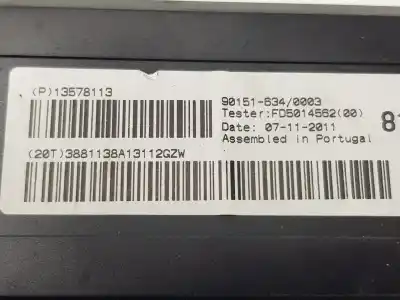 Автозапчастина б/у електронний модуль для opel astra j (p10) 1.7 cdti (68) посилання на oem iam 13578113  13578113