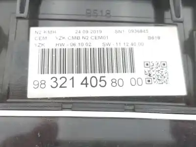 Автозапчастина б/у панель інструментів для citroen c3 aircross 1.2 12v vti посилання на oem iam 9832140580  9832140580