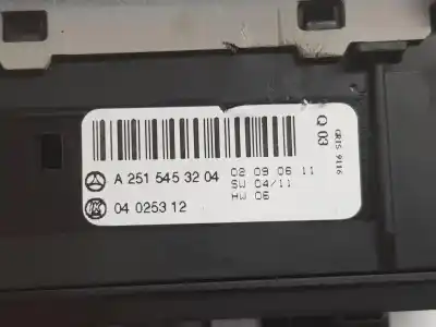 Автозапчасти б/у управление светом за clase c clase r 3.0 cdi ссылки oem iam a2515453204  a2515453204