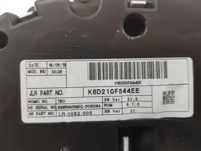 Second-hand car spare part dashboard for land rover range rover evoque evoque oem iam references lr133841  k8d210f844eg