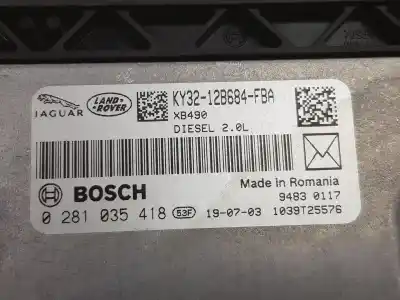 Автозапчастина б/у ебу контролер двигуна для land rover range rover evoque híbridosuave 110kw посилання на oem iam lr122382  ky3212b684fba