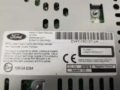 Second-hand car spare part audio system / radio cd for ford kuga ii (dm2) 1.5 tdci oem iam references 2269739  cv4t19c107lh