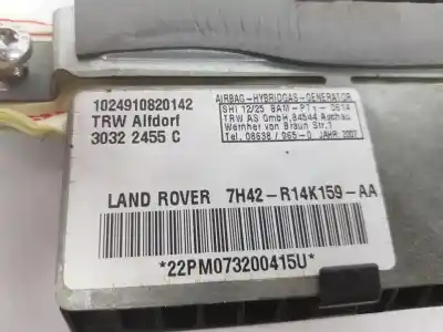 Автозапчастина б/у подушка безпеки задня права для land rover range rover (lm) 3.6 td v8 посилання на oem iam ehm500960  7h42r14k159aa