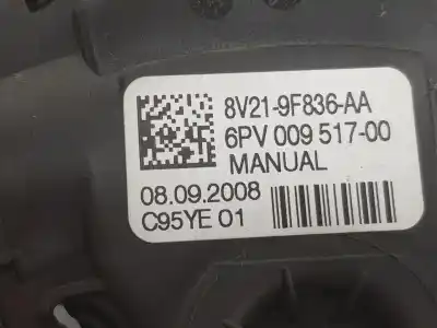 Second-hand car spare part accelerator pedal for ford fiesta vi (cb1, ccn) 1.6 tdci oem iam references 2120072  8v219f836aa
