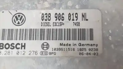 Pièce détachée automobile d'occasion calculateur moteur ecu pour seat ibiza (6l1) 1.9 tdi références oem iam 038906019nl 038906019nl 