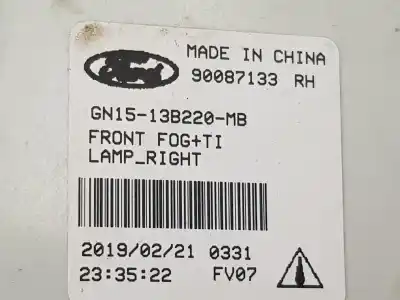 Автозапчастина б/у правий протитуман для ford ecosport 1.0 ecoboost посилання на oem iam 2235531  gn1513b220mb