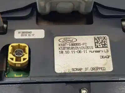 Автозапчастина б/у багатофункційний дисплей для ford ecosport 1.0 ecoboost посилання на oem iam 2439811  k1bt18b955fc