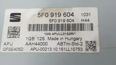 Автозапчасти б/у многофункциональный дисплей за seat leon (5f1) 1.4 16v tsi act ссылки oem iam 5f0919604  5f0919604