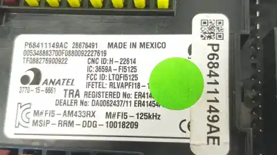Second-hand car spare part fuse box unit for jeep compass (mp, m6, mv, m7) 1.4 multiair oem iam references 68411149ac  68411149ac