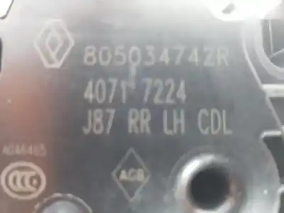 Автозапчастина б/у замок дверей заднього лівого для renault captur i (j5_, h5_) 1.3 tce 130 (j5nj j5ne) посилання на oem iam 805034742r  805034742r