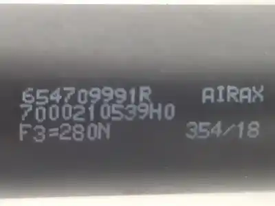 Автозапчастина б/у амортизатор капота для renault captur i (j5_, h5_) 1.3 tce 130 (j5nj j5ne) посилання на oem iam 654709991r