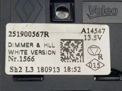 Автозапчастина б/у вимикач для renault captur i (j5_, h5_) 1.3 tce 130 (j5nj j5ne) посилання на oem iam 251900567r  251900567r