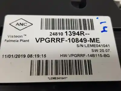 Автозапчастина б/у панель інструментів для renault captur i (j5_, h5_) 1.3 tce 130 (j5nj j5ne) посилання на oem iam 248101394r  248101394r