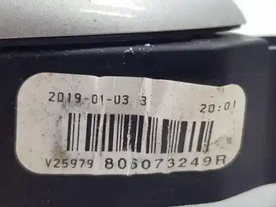 Автозапчастина б/у завнішня ручка задня ліва для renault captur i (j5_, h5_) 1.3 tce 130 (j5nj j5ne) посилання на oem iam 806b02596r  806b02596r