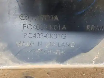 Tweedehands auto-onderdeel rechts achter spatbord voor toyota hilux 1gdftv 2.8 oem iam-referenties pc4030k01a