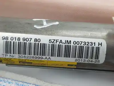 Second-hand car spare part front left curtain airbag for citroen ds4 (nx_) 1.6 vti 120 oem iam references 9801890780  9801890780