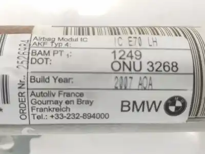Автозапчастина б/у передня ліва подушка безпеки для bmw x5 (e70) xdrive30d посилання на oem iam 72127141507  7141507
