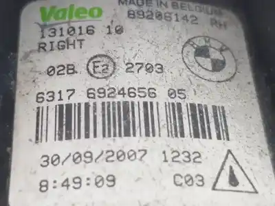 Автозапчасти б/у правая противотуманная фара за bmw x5 (e70) xdrive30d ссылки oem iam 63176924656  6924656