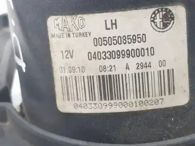 Piesă de schimb auto la mâna a doua far de ceatã stânga pentru alfa romeo mito (955_) 1.4 multiair (955axn1b) referințe oem iam 505085950  505085950