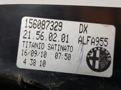 Piesă de schimb auto la mâna a doua lampã spate dreapta pentru alfa romeo mito (955_) 1.4 multiair (955axn1b) referințe oem iam 156087329  156087329