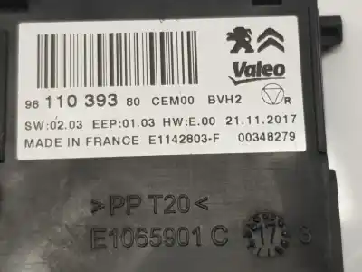 Second-hand car spare part electronic module for citroen c3 2 1.6 bluehdi 75ch manual oem iam references 9811039380  9811039380 Second-hand car spare part electronic module for citroen c3 2 1.6 bluehdi 75ch manual oem iam references 9811039380  9811039380