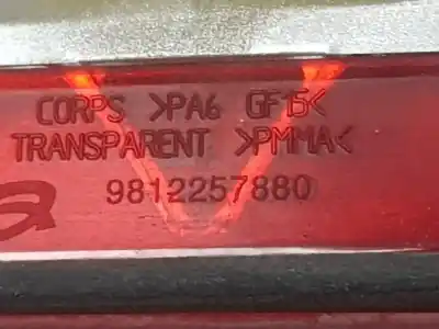 Автозапчасти б/у центральный задний фонарь за citroen c3 2 1.6 bluehdi 75ch manual ссылки oem iam 9812257880  9812257880 Автозапчасти б/у центральный задний фонарь за citroen c3 2 1.6 bluehdi 75ch manual ссылки oem iam 9812257880  9812257880