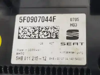 Автозапчасти б/у климат-контроль за seat leon (5f1) 1.6 tdi ссылки oem iam 5f0907044f  5f0907044f