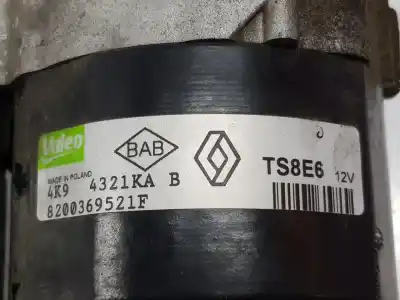 Second-hand car spare part starter motor for renault twingo ii (cn0_) 1.2 16v (cn04, cn0a, cn0b) oem iam references 8200369521  8200369521