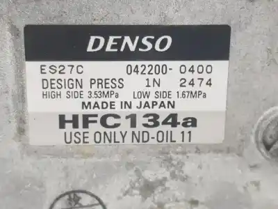 Second-hand car spare part air conditioning compressor for lexus ct (zwa10_) 200h (zwa10_) oem iam references 8837076020
