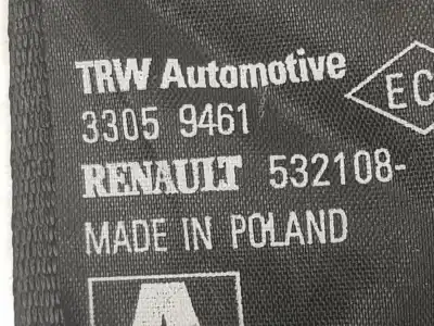 Pièce détachée automobile d'occasion ceinture de securite avant gauche pour renault twingo (cn0_) 1.2 16v (cn0a) références oem iam 8200532108 8200532108 
