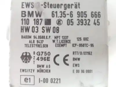 Second-hand car spare part electronic module for bmw 3 compact (e46) 318 ti oem iam references 61356905666  6905666
