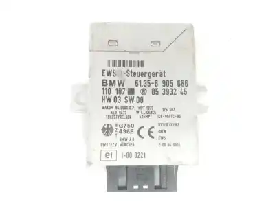 Peça sobressalente para automóvel em segunda mão módulo eletrônico por bmw 3 compact (e46) 318 ti referências oem iam 61356905666