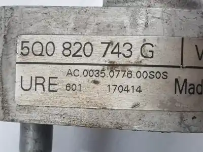 Автозапчастина б/у труби кондиціонації для seat leon (5f1) 1.6 tdi посилання на oem iam 5q0820743g  5q0820743g