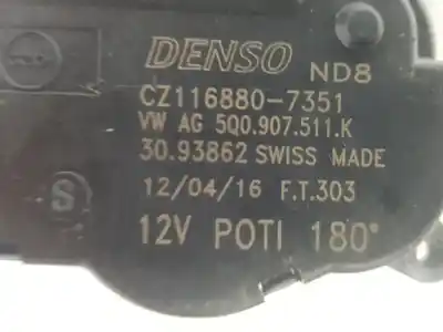 Piesă de schimb auto la mâna a doua motoras clapeta aeroterma pentru volkswagen golf vii (5g1, bq1, be1, be2) 1.2 tsi referințe oem iam 5q0907511k  5q0907511k