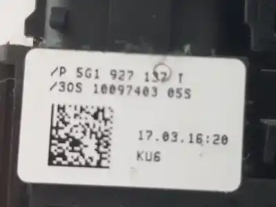 İkinci el araba yedek parçası degistirmek için volkswagen golf vii (5g1, bq1, be1, be2) 1.2 tsi oem iam referansları 5g1927137t  5g1927137t