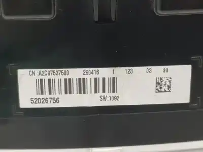 Peça sobressalente para automóvel em segunda mão quadrante por fiat 500 l 1.4 referências oem iam 52026756  52026756