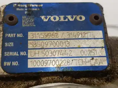 Автозапчастина б/у турбонагрузник для volvo v60 familiar 2.0 d посилання на oem iam 36050833  31459962